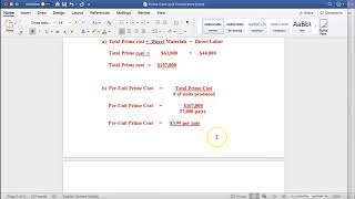 How to Calculate Prime Cost and Conversion Cost
