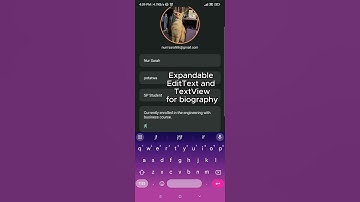 View Profile & Edit Profile