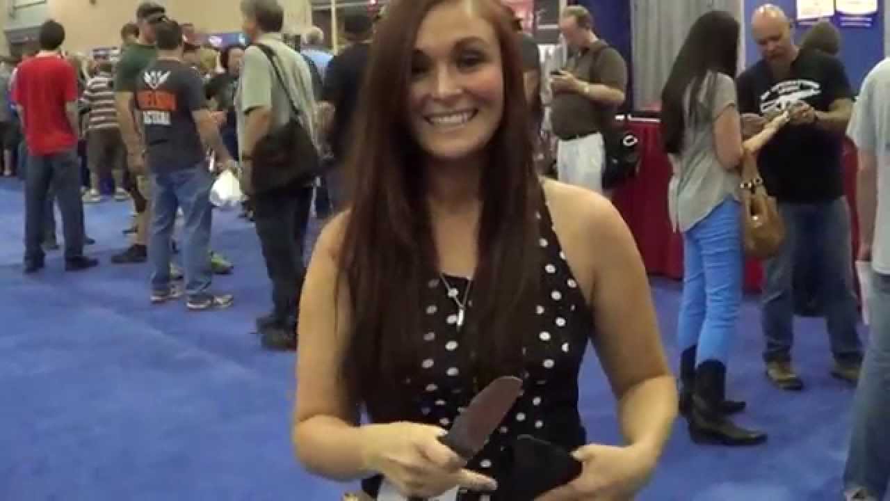 Blade Show 2014: The Lovely Kaila Cumings - YouTube