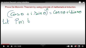 Proof of de moivre theorem using  induction