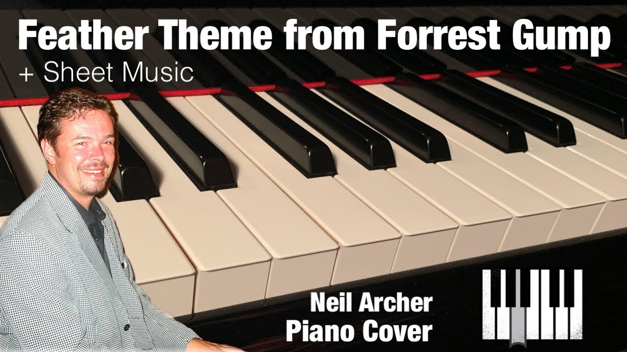 The Feather Theme from Forrest Gump - Piano Cover + Sheet Music