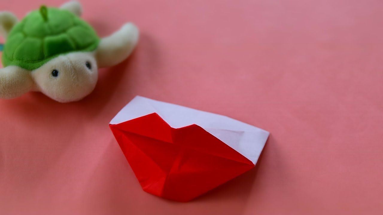 折り紙 おしゃべりくちびる Big Mouth Origami Youtube