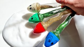 Satisfying ASMR! Slime Coloring with Make up!#ASMR 6
