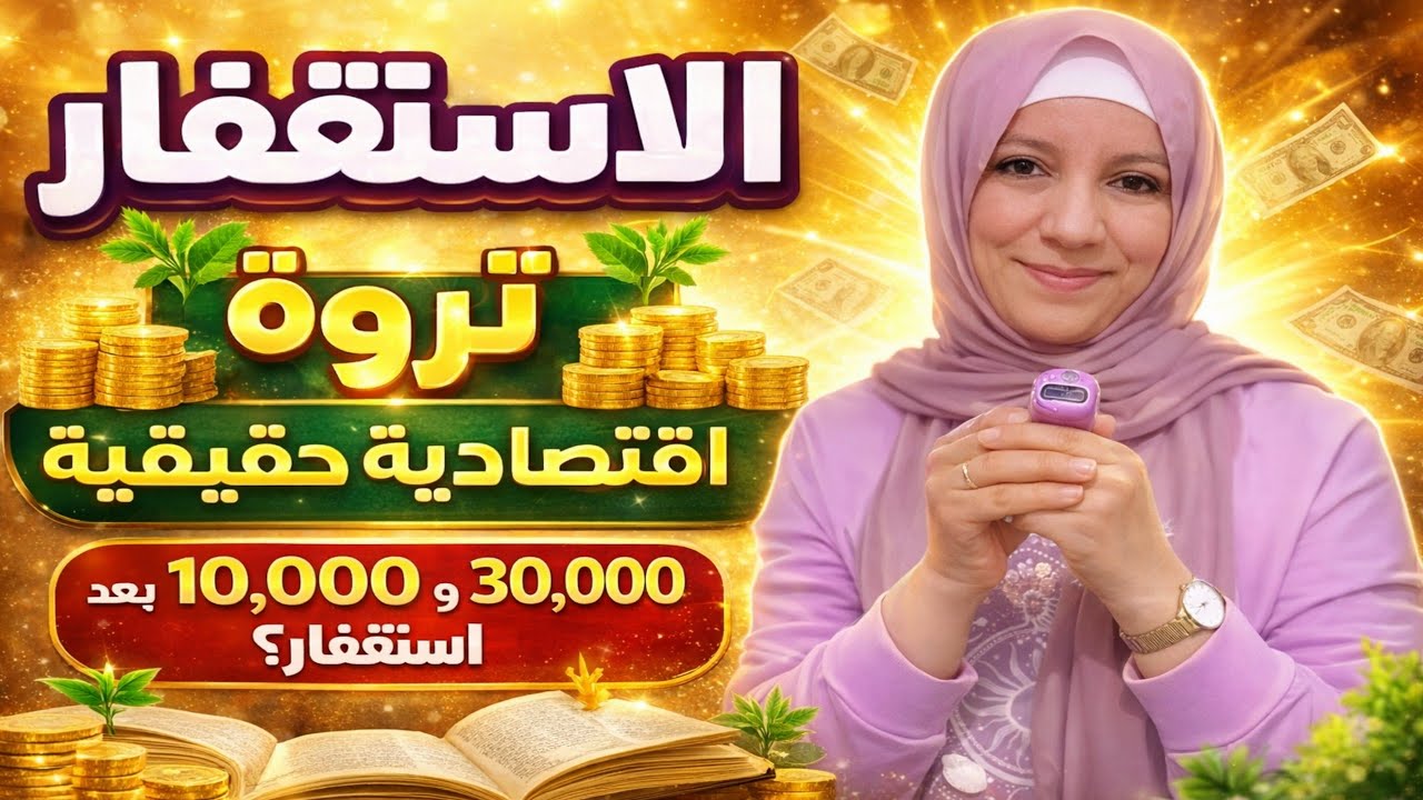  ماذا فتح الله لي بعد 10,000 و30,000 استغفار؟ الاستغفار ثروة اقتصادية حقيقية |
