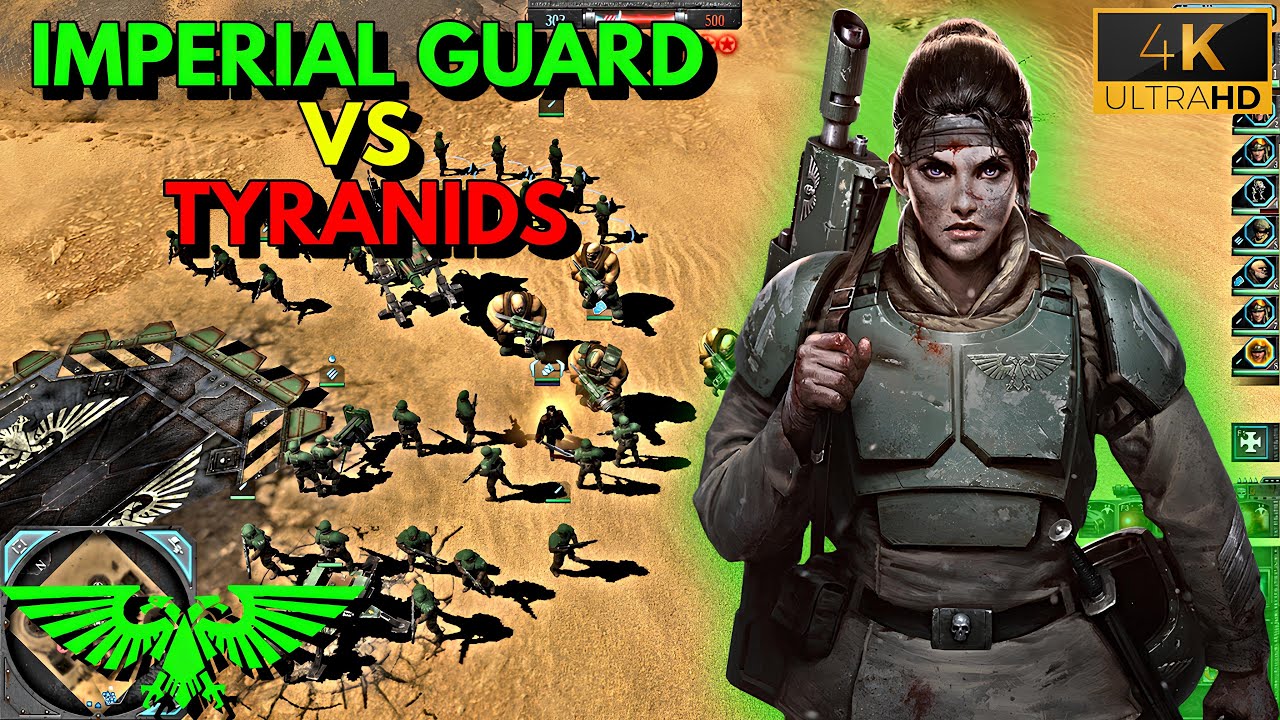 Epic Warhammer 40K Battle | Imperial Guard VS Tyranids | Warhammer 40k ...