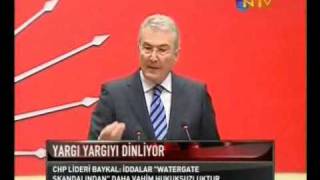 SKANDAL, AKP Savcıları Dinliyor: Baykal &quot;Watergate&#39;den daha Vahim&quot;