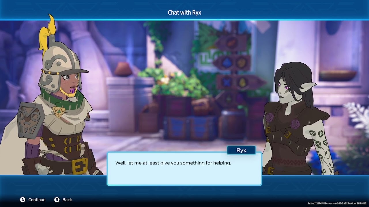 Towerborne - A Chat with Ryx: Broken Mantle (Turn In)