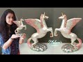 Good luck unicorn showpiece making from waste materials  gift idea  craft idea