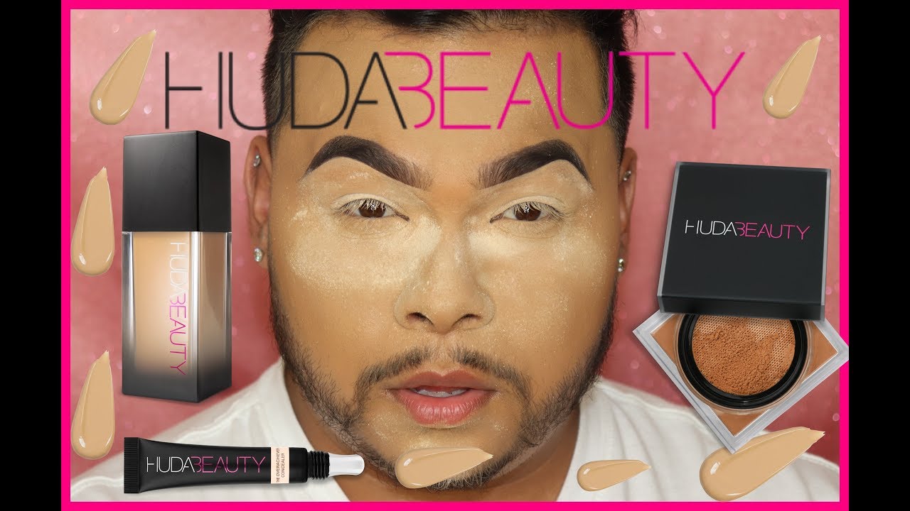 Huda Beauty Foundation, Concealer, and Setting Powder First Impressions
