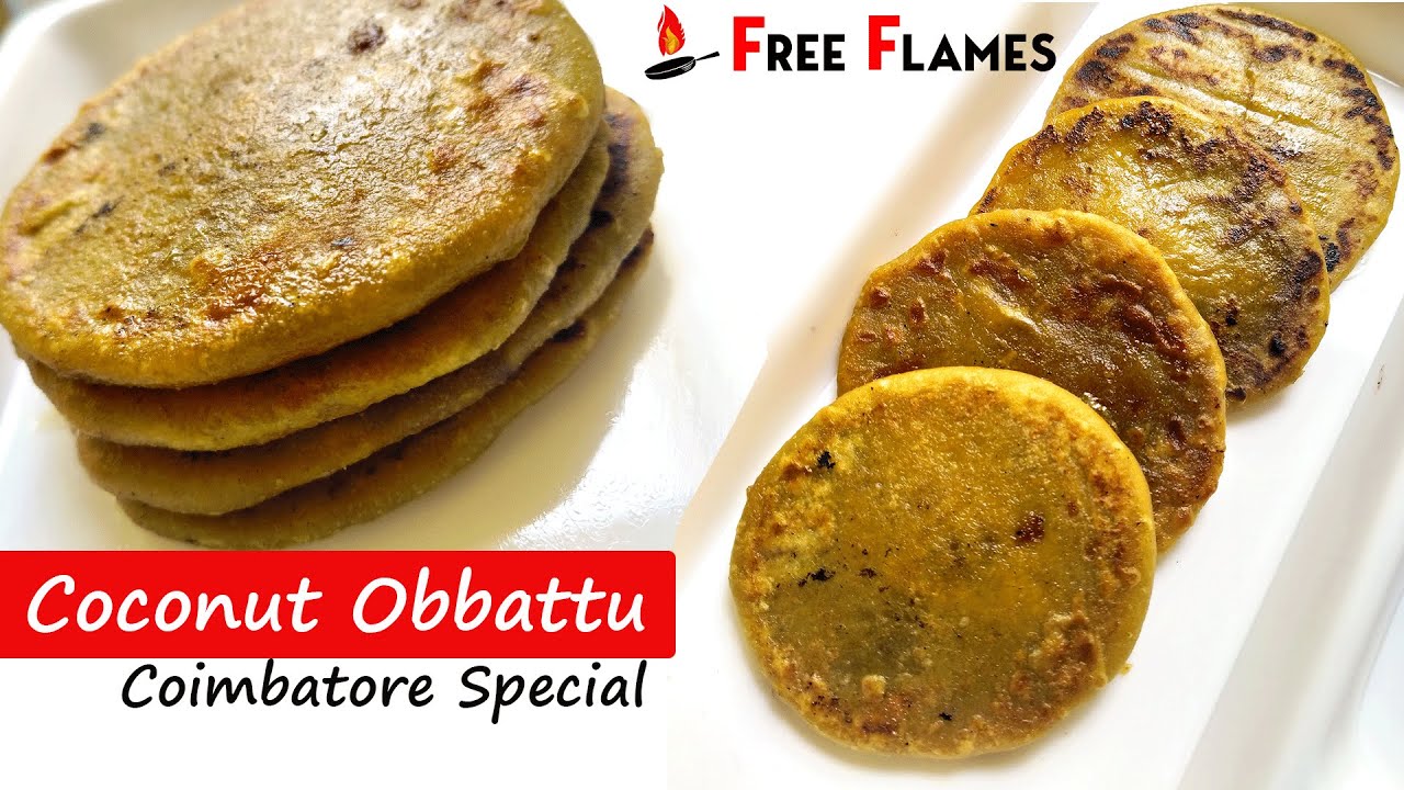 Obbattu Easy diwali snacks recipes Coimbatore Special Coconut