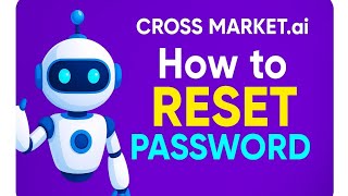 How to Reset Password | #crossmarket  | #arbitragetrading | #botalpha