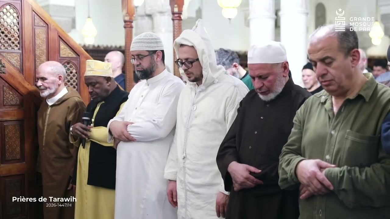 𝐄𝐍 𝐃𝐈𝐑𝐄𝐂𝐓 | Prières de Tarawih à la Grande Mosquée de Paris - 27 février 2026.