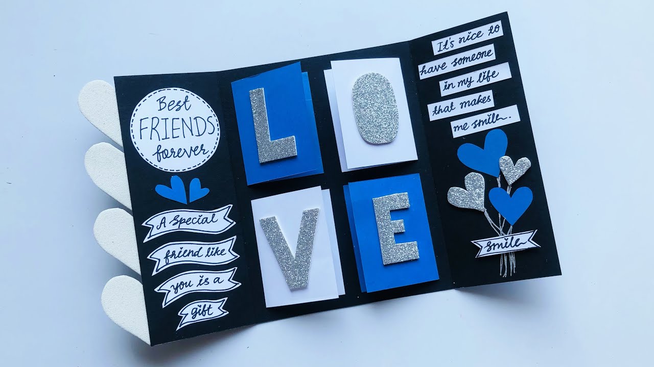 How to Make Special Birthday Card For Best Friend/DIY Birthday Card ...