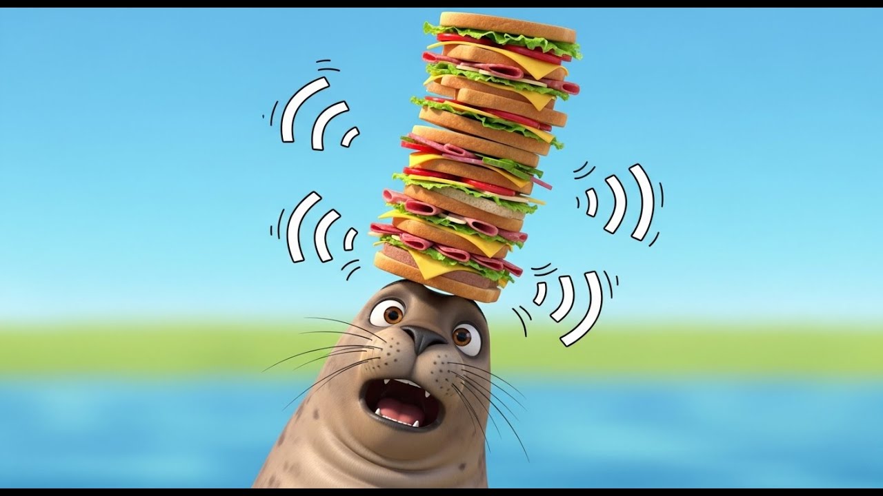 The Seal Who Stacked Sandwiches | Fun Nursery Rhymes and Kids Songs Collection
