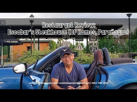 Restaurant Review: Escobar's Steakhouse (BF Homes, Parañaque) - YouTube