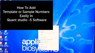 How to add Template in quant studio-5 || Easy Entry of PCR Plate Set up|| RT-PCR| Sample code entry|