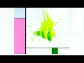 "Like A Splashed Mondrian Pink &amp; Green", Patrick Piccinelli, 2023, Switzerland.