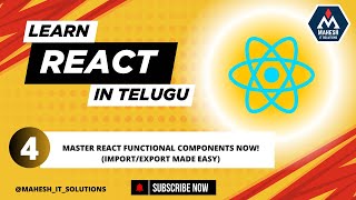 React Functional Components + Import/Export