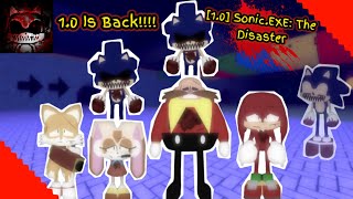 1.0 Is Back | [1.0] Sonic.EXE: The Disaster Gameplay | Mobile #roblox