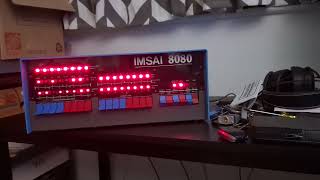 IMSAI 8080 running Mandelbrot code