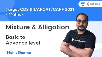 Mixture & Alligation (Part 3) |Basic to Advance level| Target CDS (II)/AFCAT/CAPF 2021 |Mohit Sharma