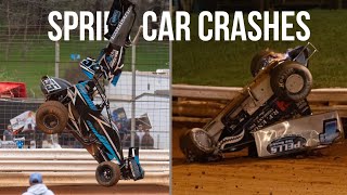 Sprint Car Crash Compilation 2025 Dc Adventures