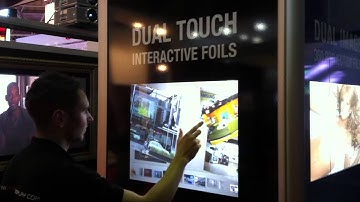 Pro Display Interactive Foil at ISE