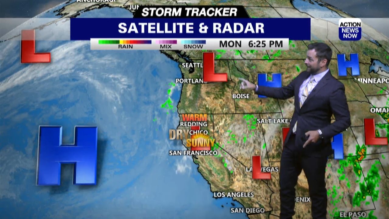 Storm Tracker Forecast: Bright & toasty Tuesday - YouTube