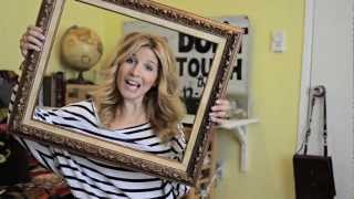 Mr. Kate DIY Framed Fabric Art Tutorial