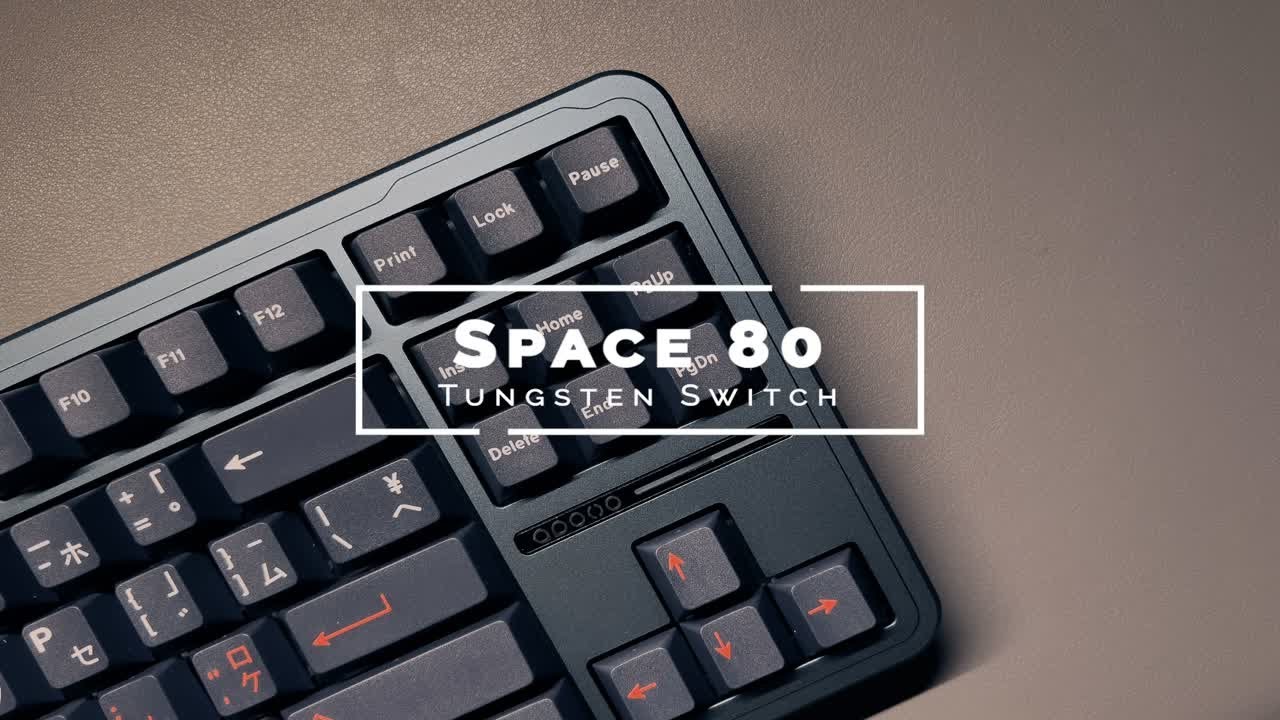 [打字音]我超！太HiFi了！——Space 80｜钨钢轴｜GMK Bushido - YouTube