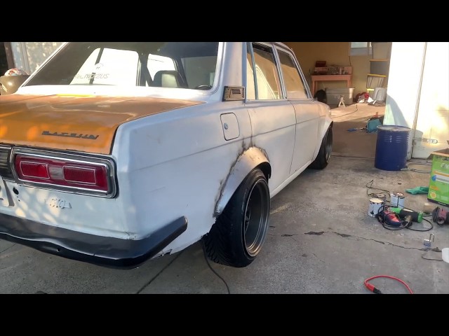 datsun 510 4 door flares