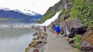 Mendenhall Glacier Visitors Center Walking Trail to Nugget Falls