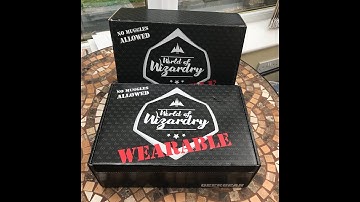 Harry Potter World of Wizardry WEARABLE Subscription Box Unboxing July 2017