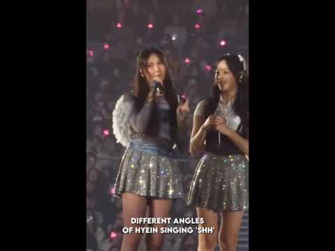 NewJeans Hyein Singing 'Shh..' at IU's Concert 'H.E.R' World Tour Concert in Seoul