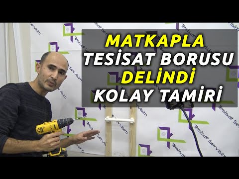 DUVARDA MATKAPLA DELİNEN SU BORUSU NASIL TAMİR EDİLİR