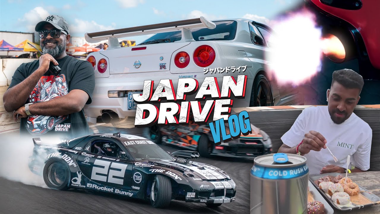 Легенды JDM, безумный дрифт и битва Годзиллы и Конга на гоночной трассе Dezzi Raceway | Видеоблог...