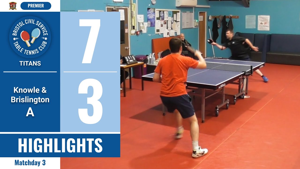 MATCH HIGHLIGHTS | CS Titans vs Knowle & Brislington A | B&DTTL Prem | 2025-26