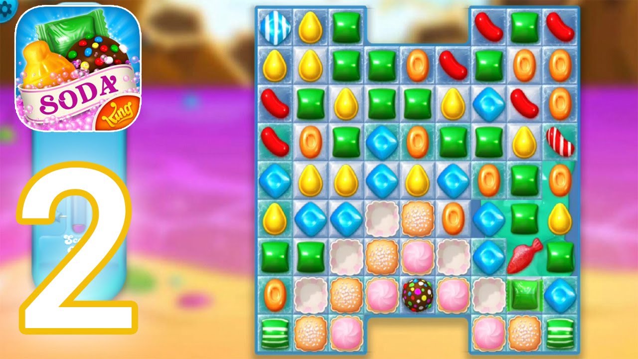 Candy Crush Soda Saga Gameplay Walkthrough Part 1 Level 1 10 Completed Ios Android Youtube