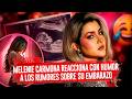 Melenie Carmona reacciona con humor a los rumores sobre su embarazo