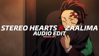 Stereo Hearts x Zaalima『edit audio』 Resimi