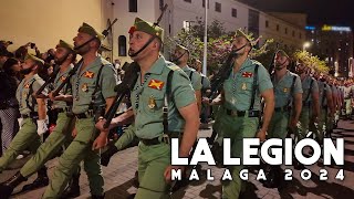 La Legión Málaga 2024 Semana Santa Cristo de Mena 'Novio de la Muerte' Spanish Legion | Malaga [4K]