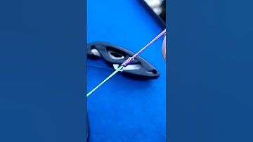 how to tie a Braid to Mono or Fluorocarbon Knot #fishing #fishingknot #braids #mono #fluorocarbon
