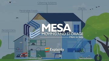 Mesa Moving & Storage: Relocation Process Overview Part I - Animated Explainer Video