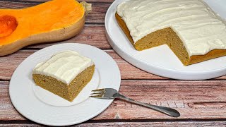 Amerikanischer Kürbiskuchen mit Frischkäse-Frosting und Pumpkin Spice