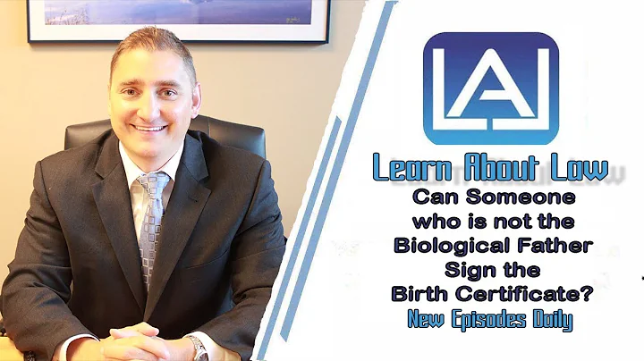 Can Someone who is Not the Biological Father Sign the Birth Certificate?  Learn About Law