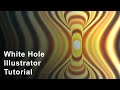 White hole - Op pattern illustrator 5 min tutorial