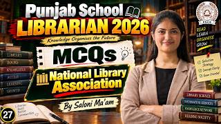 Library Science MCQs 27 | Punjab School Librarian 2026 | Important Questions | By Saloni Ma’am screenshot 5