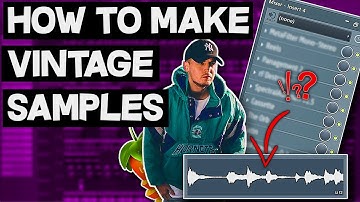 How To Make REAL Emotional VINTAGE Samples Like Coop , Cubeatz, Frank Dukes | FL Studio 20 Tutorial