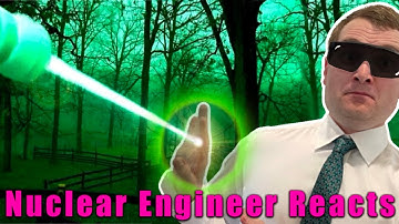 Nuclear Engineer Reacts to styropyro "I Built a Long Range LASER Turret in my Yard!"