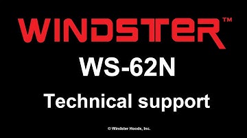 Windster Range Hood - WS-62N - How to replace control switch